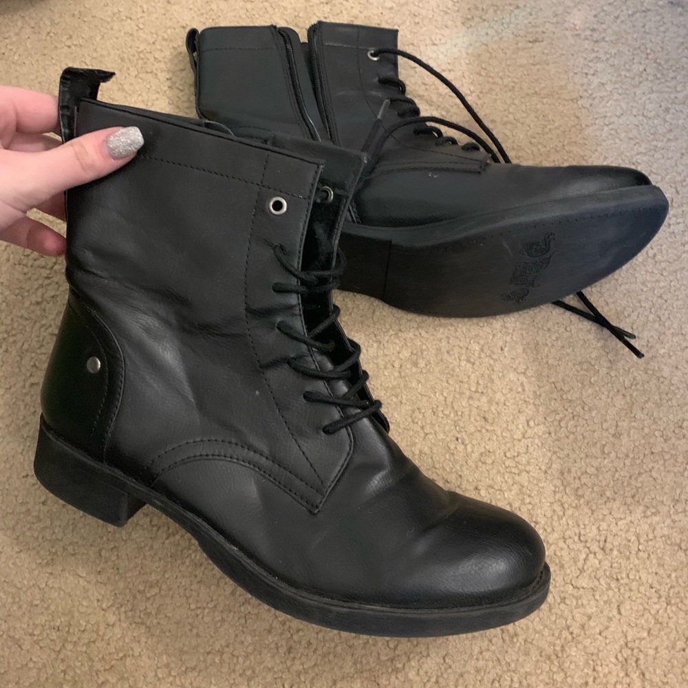 Nine West Combat Boots